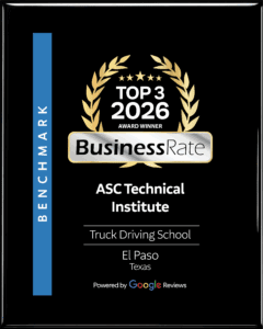 ASC Technical Institute named on of the top 3 truck driving schools in El Paso.